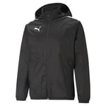 Puma Mens Teamliga All Weather Jacket Sweater, Puma Black-puma Black, XL EU