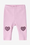 Name it baby - Leggings Nbfolba Legging - Rosa