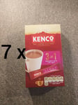 7 x 5 Kenco 3 In 1 instant white coffee w/ sugar  (🍧 35 servings) cheap free de
