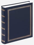 walther Design Photo Album Blue 29 x 32 cm Imitation Leather with Embossing, The Chic Thickness MX-101-L