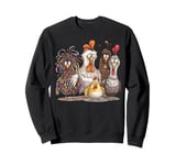 Chicken Art Crazy Chicken Gifts For Men Women Kid Boy Family Sweatshirt