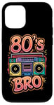 Coque pour iPhone 13 Pro Boom Box rétro années 80 Bro Classic