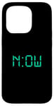 Coque pour iPhone 15 Pro Bleu sarcelle Aqua Graphic The Time Is Now