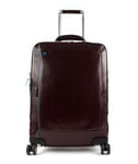 PIQUADRO BLUE SQUARE Leather Hand Luggage Trolley, 15.6" PC holder