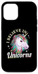 iPhone 12/12 Pro Unicorn rainbow - I believe in unicorns Case