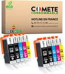 0 Cartouches d'encre Compatibles avec Canon PGI-570 CLI-571 pour Canon Pixma MG5750 TS5050 MG6850 TS5055 TS6050 (4 Noir et 6 Couleur)