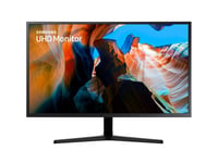 Samsung U32J590UQR - UJ59 Series - écran LED - 32" (31.5" visualisable) - 3840 x 2160 4K @ 60 Hz - VA - 270 cd/m² - 3000:1 - 4 ms - 2xHDMI, DisplayPort - gris foncé/bleu