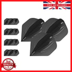 Target Darts 5 x Sets of ID Pro. Ultra Black No.6 Dart Flights - 15 in total New