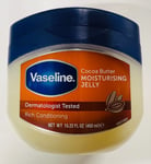 1 X Vaseline Cocoa Butter Rich Conditioning Moisturising Jelly 450ml.