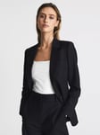 Reiss Haisley Petite Wool Blend Blazer, Navy