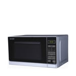 SharpSharp Silver Light Duty Microwave Oven 800 Watts R272SLM 20Ltr - 452 mm (W) x 342 mm (D) x 262 mm (H)