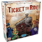 Ticket to Ride Brädspel | Familjespel | Brädspel för vuxna och familj | Tågspel | Åldrar 8+ | För 2 till 5 spelare | Genomsnittlig speltid 30-60...