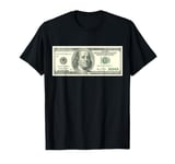 $100 Bill Benjamin One Hundred American Dollar T-Shirt