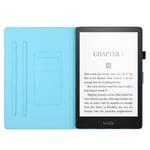 Amazon Kindle Paperwhite (2015) / 2 (2015) / 3 (2015) / 4 (2018) Case Pu -nahkainen Smart Tablet -suojus - musta + kultainen marmori