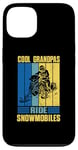 Coque pour iPhone 13 Motoneiges Cool Grandpas Ride pour homme