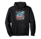 Happy Easter Colorful Egg Hunt Easter Basket for a Kid Pullover Hoodie