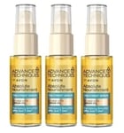 3 X Avon Advance Techniques Absolute Nourishment Argan Oil Treatment Serum 30ml