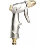 FOREHILL Pistolet D'arrosage de Tuyau D'arrosage avec Buse en Laiton, Haute Pression en Alliage de Zinc pour Arrosage des Plantes, Nettoyage, Lavage