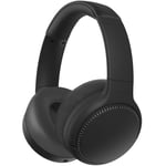 Panasonic RB-M500BE-K Wireless Headphones with Deep Bass and Bass Reactor, Bluet