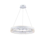 LED-kattokruunu johdossa LED/25W/230V 3000K halkaisija 50 cm valkoinen