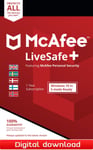 McAfee LiveSafe Plus 12kk - PC, Mac, iOS, Android