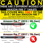 2x CLEAR Screen Protector Covers for Amazon Fire 7" Tablet 2015 / 5th Generation