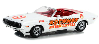 GREENLIGHT - Voiture de 1970 couleur blanche - DODGE Challenger R/T Kochman H...