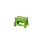 Escabeau Marchepied Pliable Plastique Vert - Hauteur 22cm