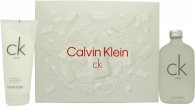 Calvin Klein CK One Gift Set 200ml EDT + 200ml Shower Gel - Christmas Edition