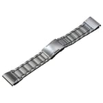 Garmin Forerunner 965/955/945/935 Titanium Steel Watch Band 22mm - Sølv