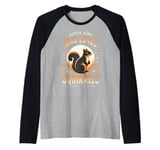 Squirrel Just A Girl Who Loves Squirrels Animal Raglan Baseball Tee