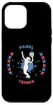 Coque pour iPhone 12 Pro Max Padel Tennis Femme