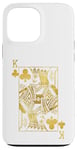 Coque pour iPhone 13 Pro Max Lucky Poker Cards Knight King of Clubs Game Casino