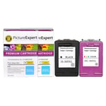 Text Quality 305XL Black and Colour Ink Cartridge Pack for HP DeskJet 2724