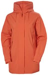 Helly Hansen Women's W Victoria Mid Length Raincoat, Terracotta, XS UK