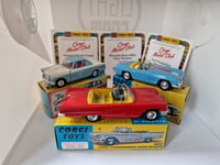 Corgi Model Club Reissue - Triumph Herald - Ford Thunderbird- Mercedes Benz300sl