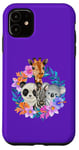 iPhone 11 Cute Baby Zoo Animals Motif Animal Park Zebra Koala Giraffe Case