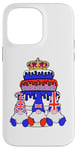 iPhone 14 Pro Max 3 British Gnomes England British Flag Cute Union Jack Cake Case