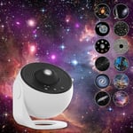 Nattljus Galaxy Projektor Stjärnhimmel Projektor 360 Rotera Planetarium Lampa För Barn Sovrum Alla hjärtans dag Present Bröllop Deko