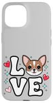 Coque pour iPhone 15 Chihuahua Love Chichi mignon Chichi Maman Filles Femmes