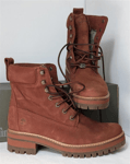 Timberland Women’s Courmayeur Valley 6 In Boot Rust Nubuck. Size-Uk-3.5 / EU-36