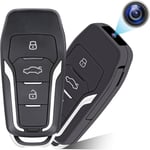 64GB Mini Caméra Clé de Voiture, Petite Caméra Vidéo HD 1080P Portable Mini Caméras de Surveillance, Miniature Caméra de Sécurité avec Détection de Mouvement pour la Maison et Le Bureau.[G590]