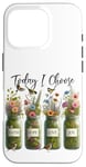 Coque pour iPhone 16 Pro Mason Jars Floral Choisissez Faith Hope Love Joy Flower