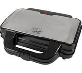 QUEST 35630 Sandwich Toaster - Silver & Black