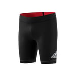 adidas Garçon B Techfit Sho T Leggings, Black/Vivid Red, 15 ans EU