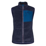 Elevenate Glacier Pile Fleecevest Dame Dark Navy, L