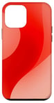 Coque pour iPhone 12 mini Esthétique Rouge Abstrait