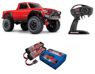 Traxxas 82024-4 TRX-4 Sport 1/10 4WD Rtr Robot Tq 2.4GHz + TRX 3S Jeu Rouge