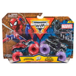 Monster Jam - 1:64 Marvel 2 Pack - Spider-man vs. Black Panther