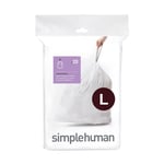 Simplehuman - Pack de 20 sacs poubelle 18L code l